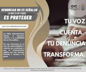 DENUNCIAR no es señalar, es PROTEGER lo que es de todos.