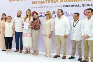 Titular del Órgano Interno de Control de la FECCQROO, recibe reconocimiento «CONOCER» por parte del Gobierno de Quintana Roo